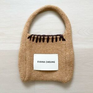 New Evana Cheung whip stitch mini crochet tote bag